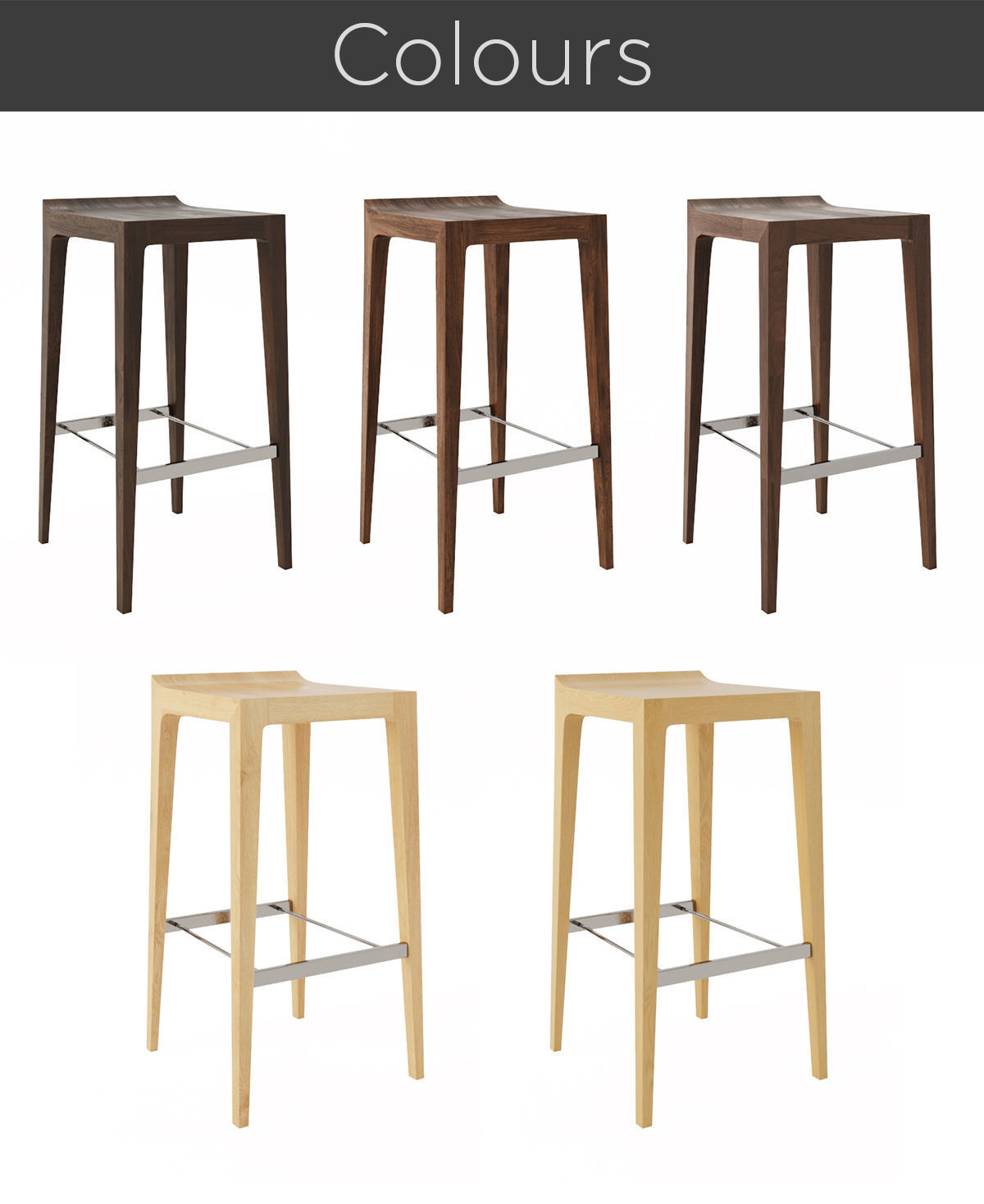 Bernhardt Design Vanish Bar Stool  3D model_2