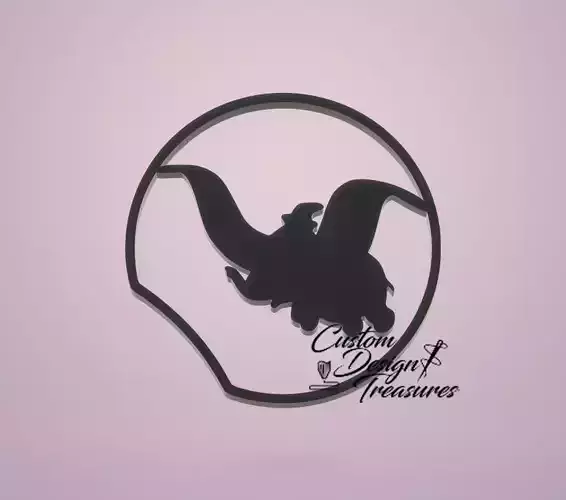 Flying Elephant 3D Mouse Ear