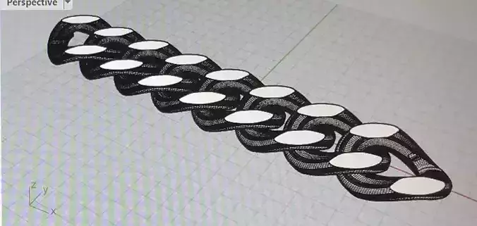 CubanLink Chain 3D print model