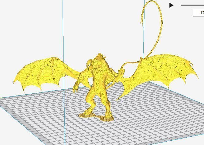 The Lord Of The Rings Balrog Model 3D print model_4