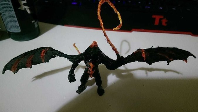 The Lord Of The Rings Balrog Model 3D print model