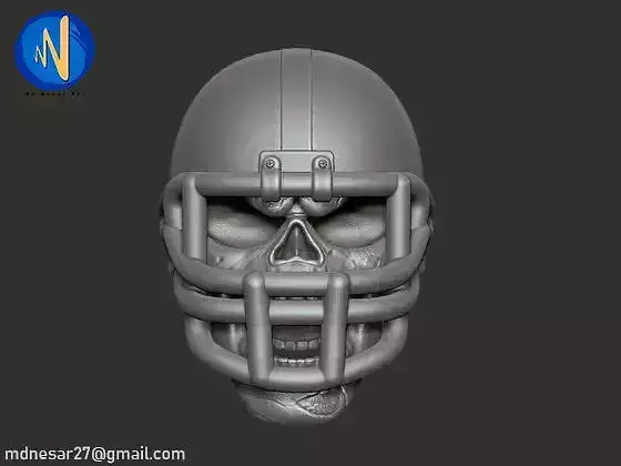 Skull head 3d print model