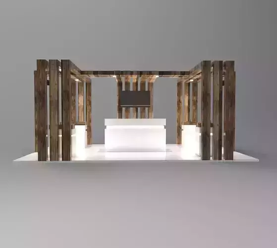 Exhibition stand - fair 3D model