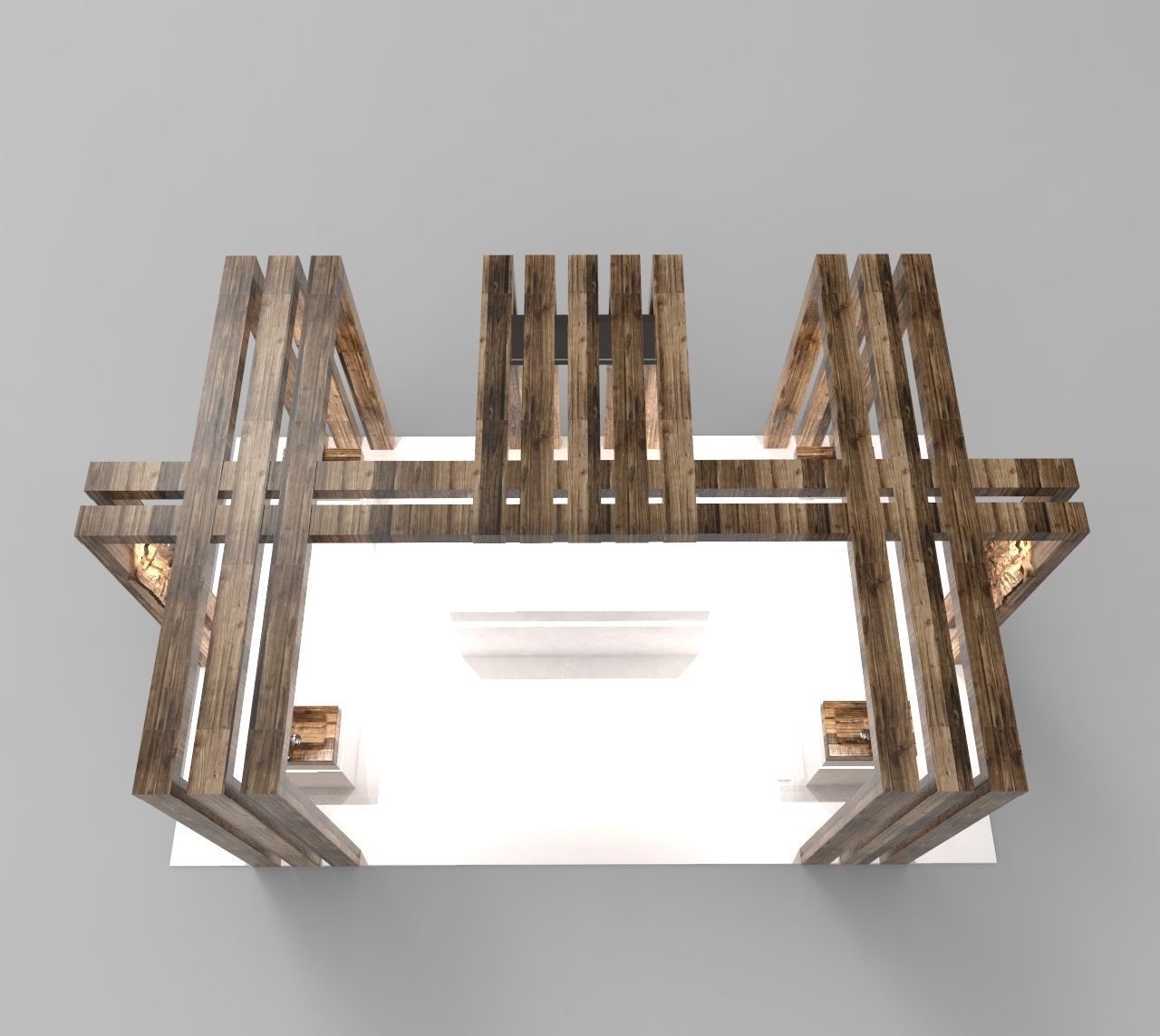 Exhibition stand - fair 3D model_4