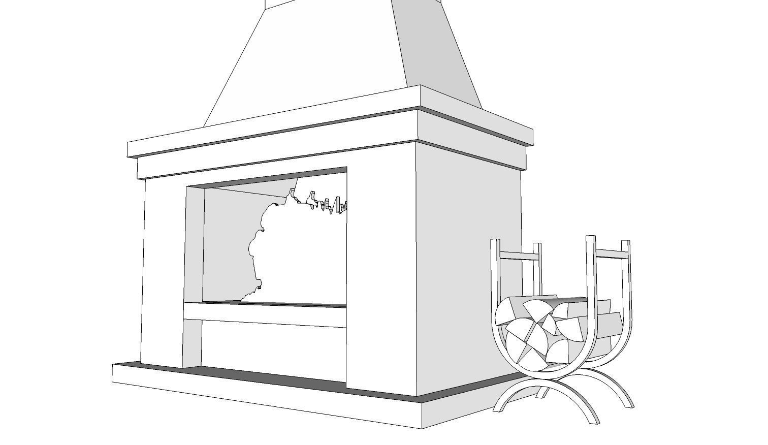 Fireplace 3D model_14