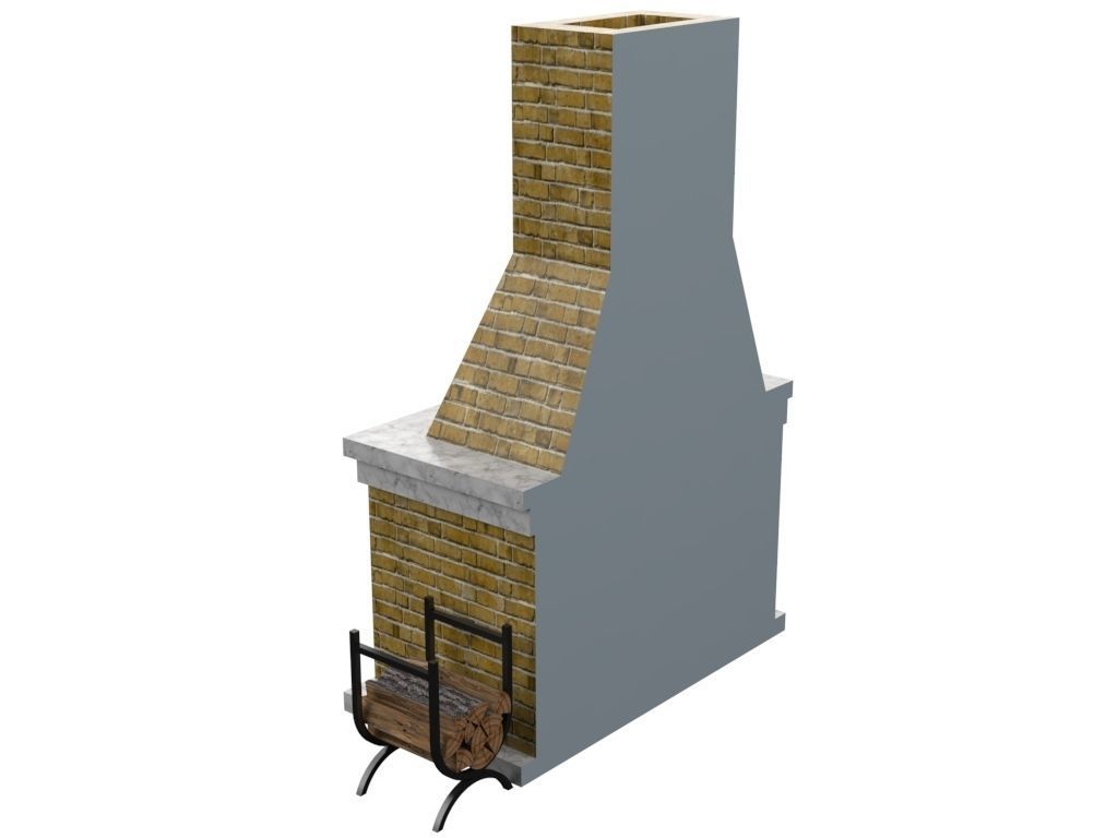 Fireplace 3D model_10