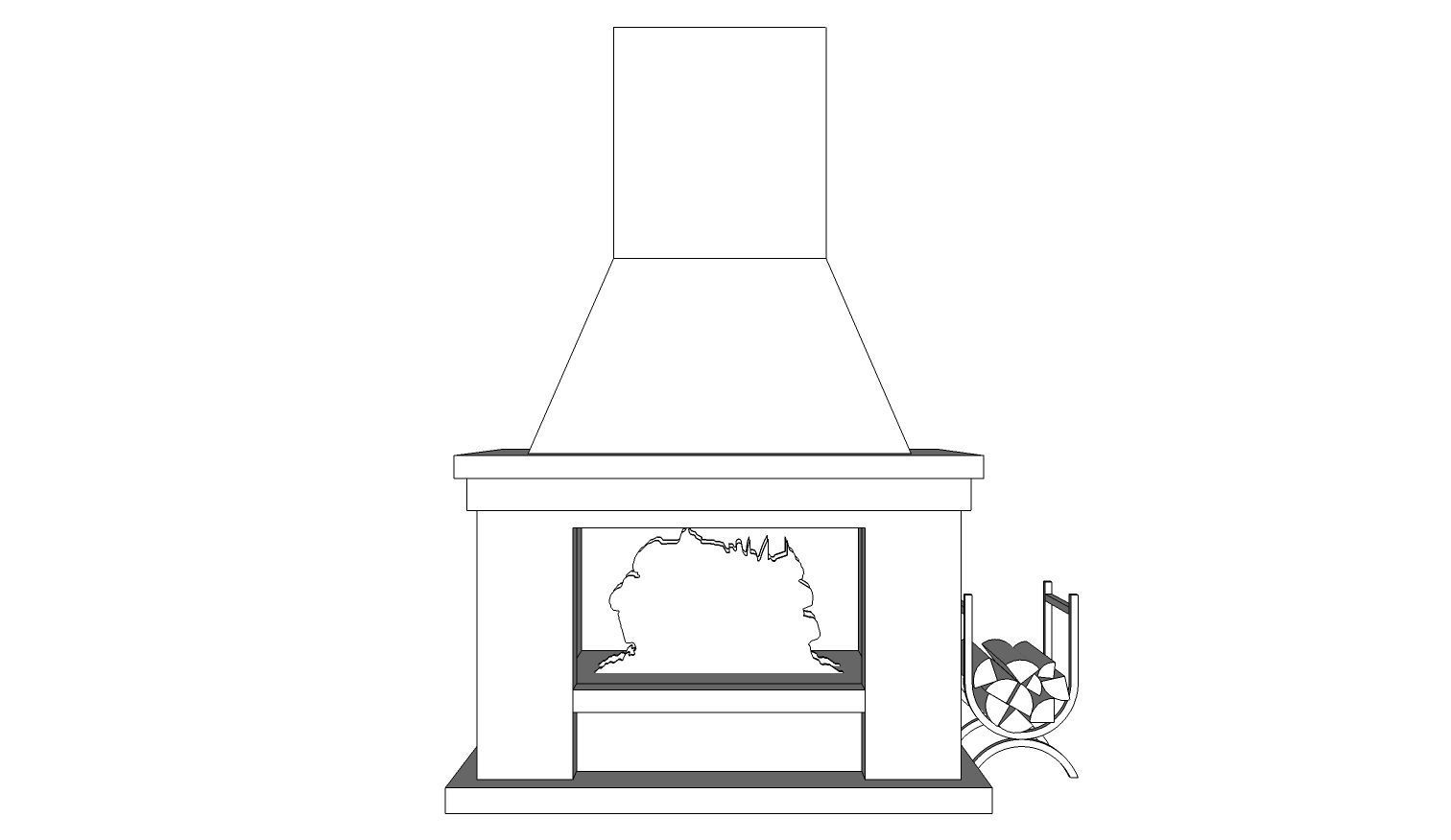 Fireplace 3D model_13