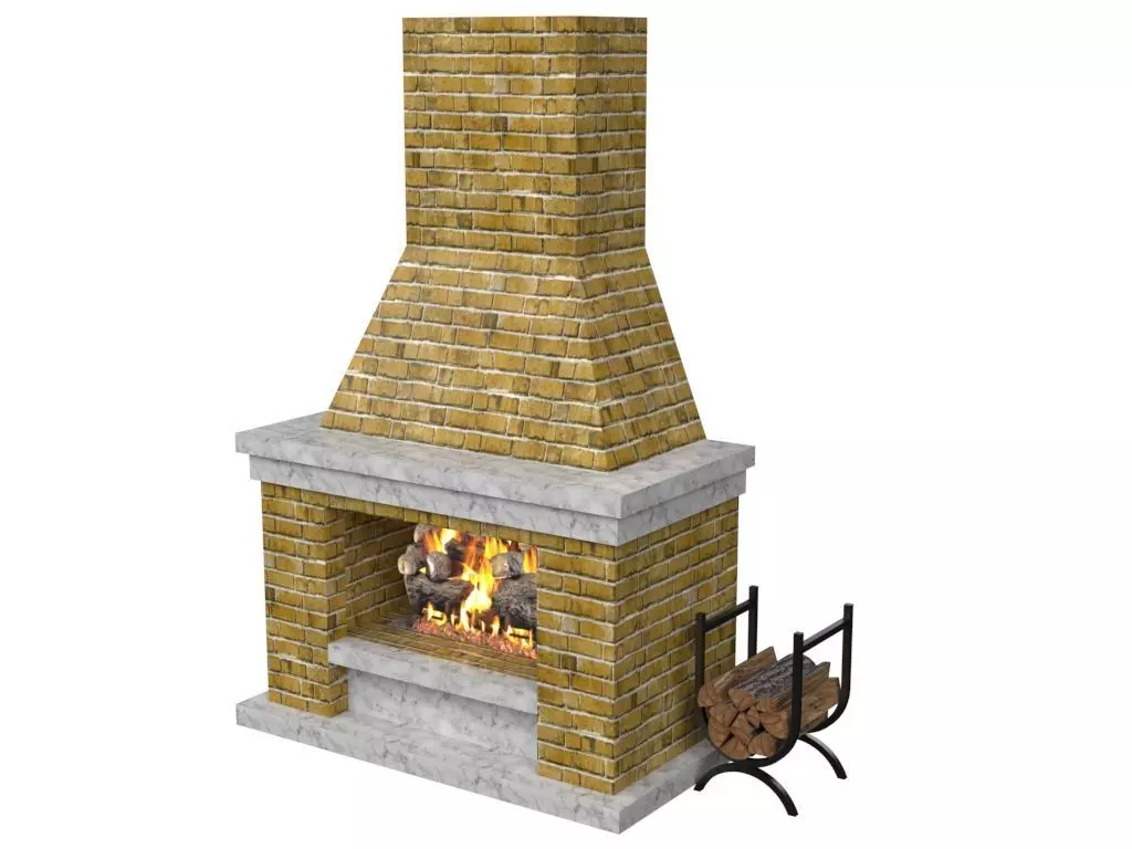 Fireplace 3D model_0