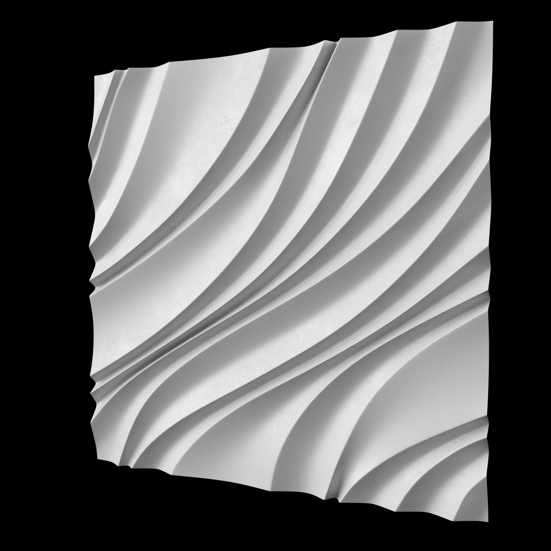 3D Panel for wall 3D model_9