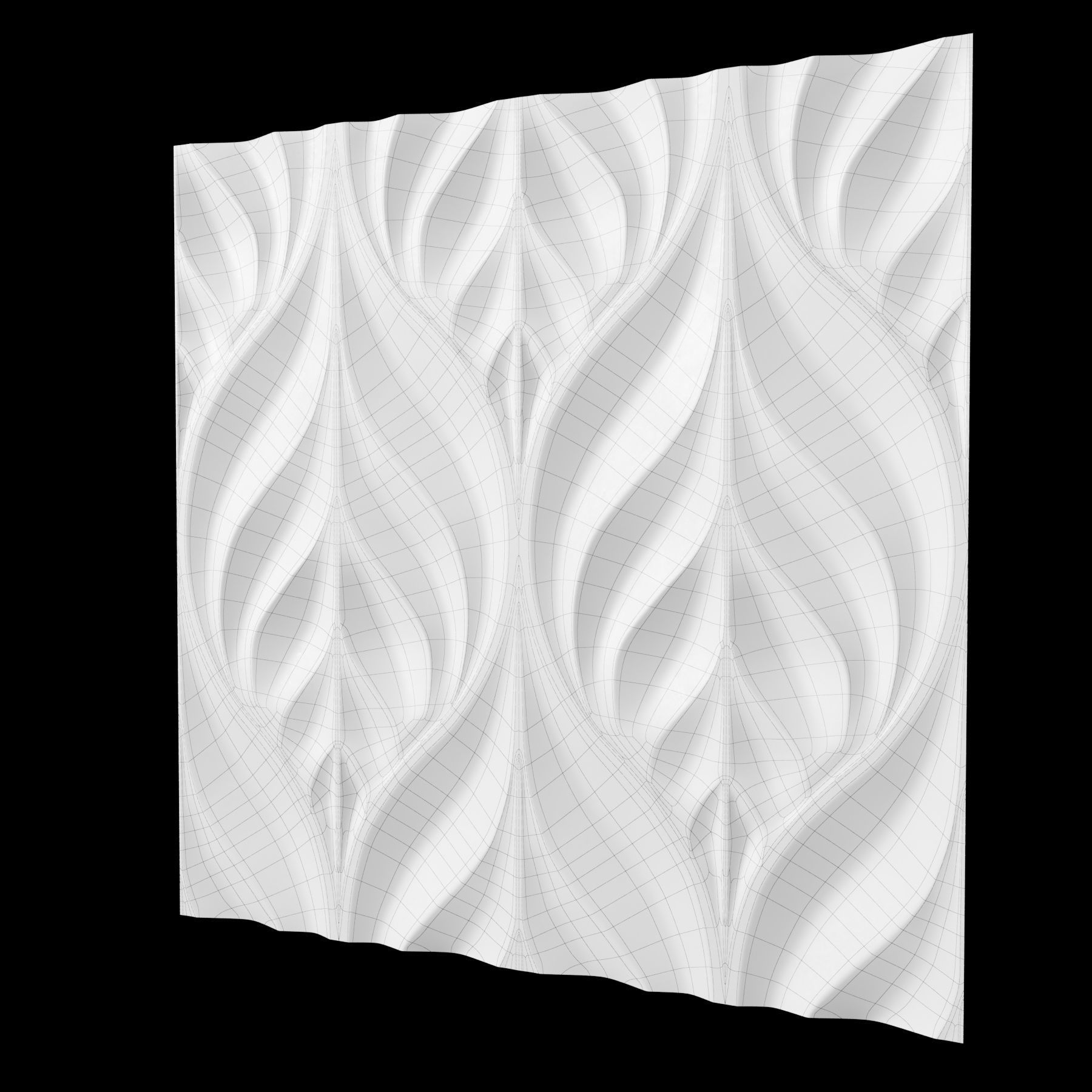 3D Panel for wall 3D model_6