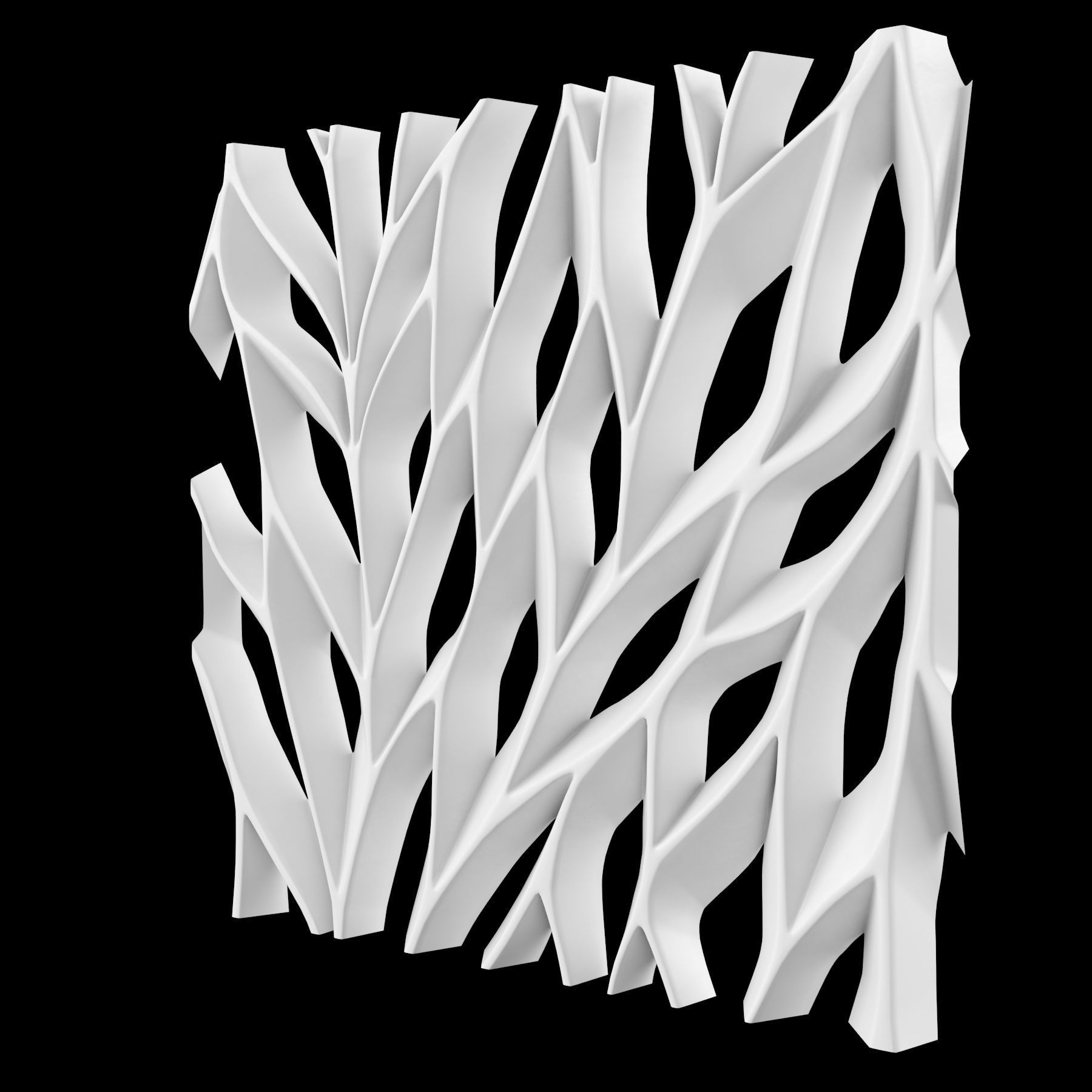 3D Panel for wall 3D model_13