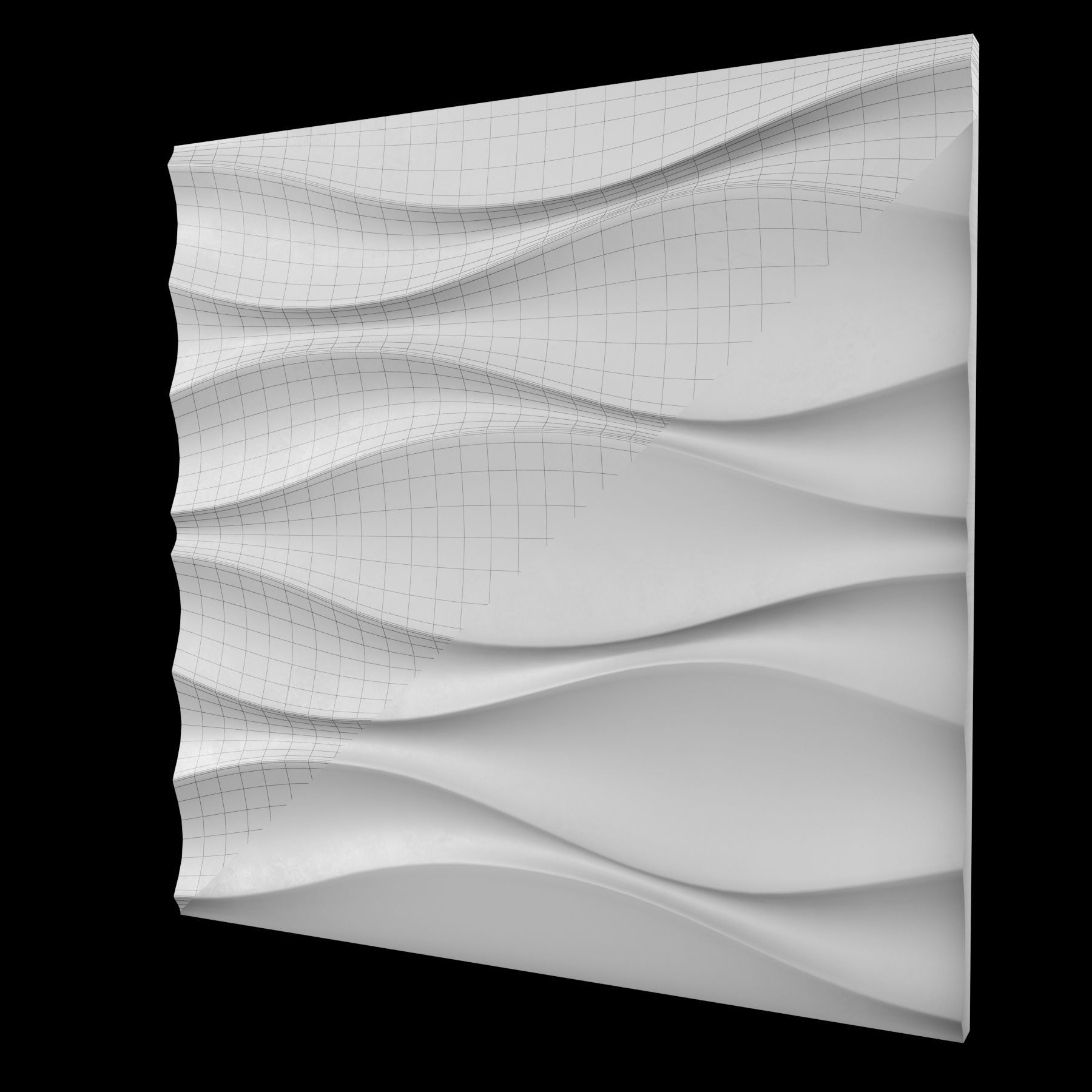 3D Panel for wall 3D model_4