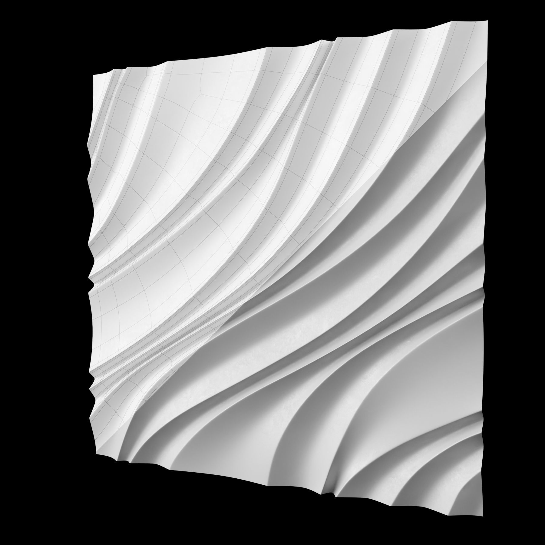 3D Panel for wall 3D model_12