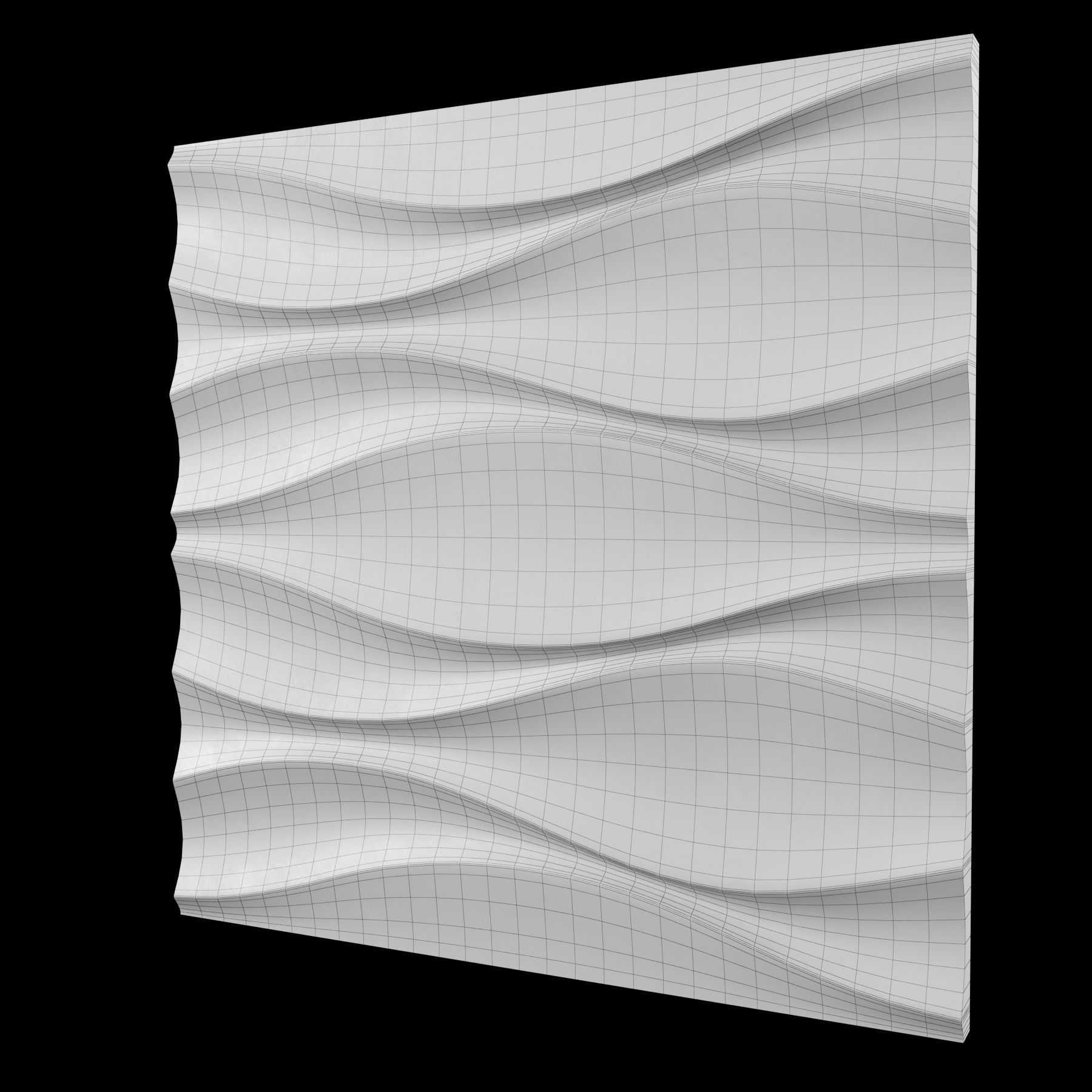 3D Panel for wall 3D model_2