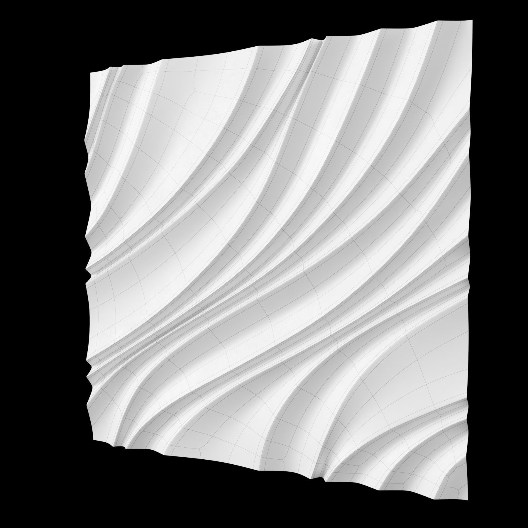 3D Panel for wall 3D model_10