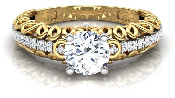 Drop Shape Ring  3D print model