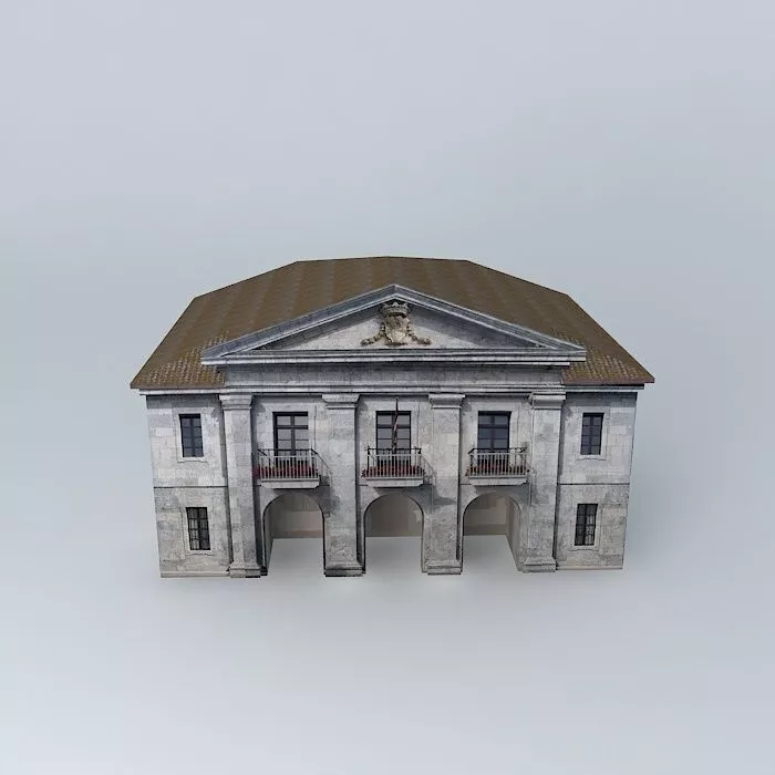 Orendain Hall Free 3D model