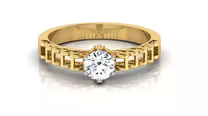 Modern Engagement Ring
