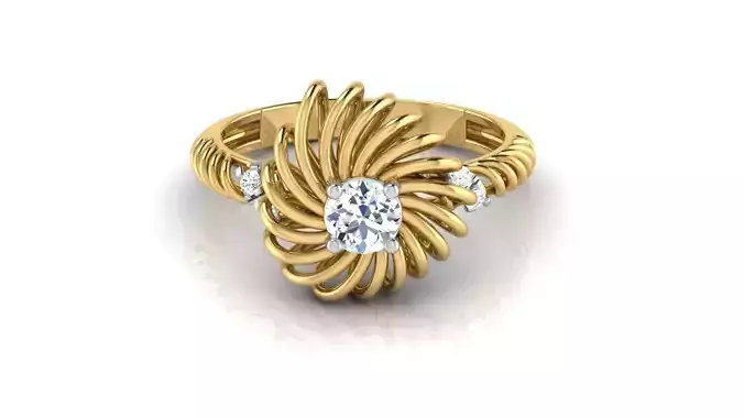Cluster Array Ring 3D print model