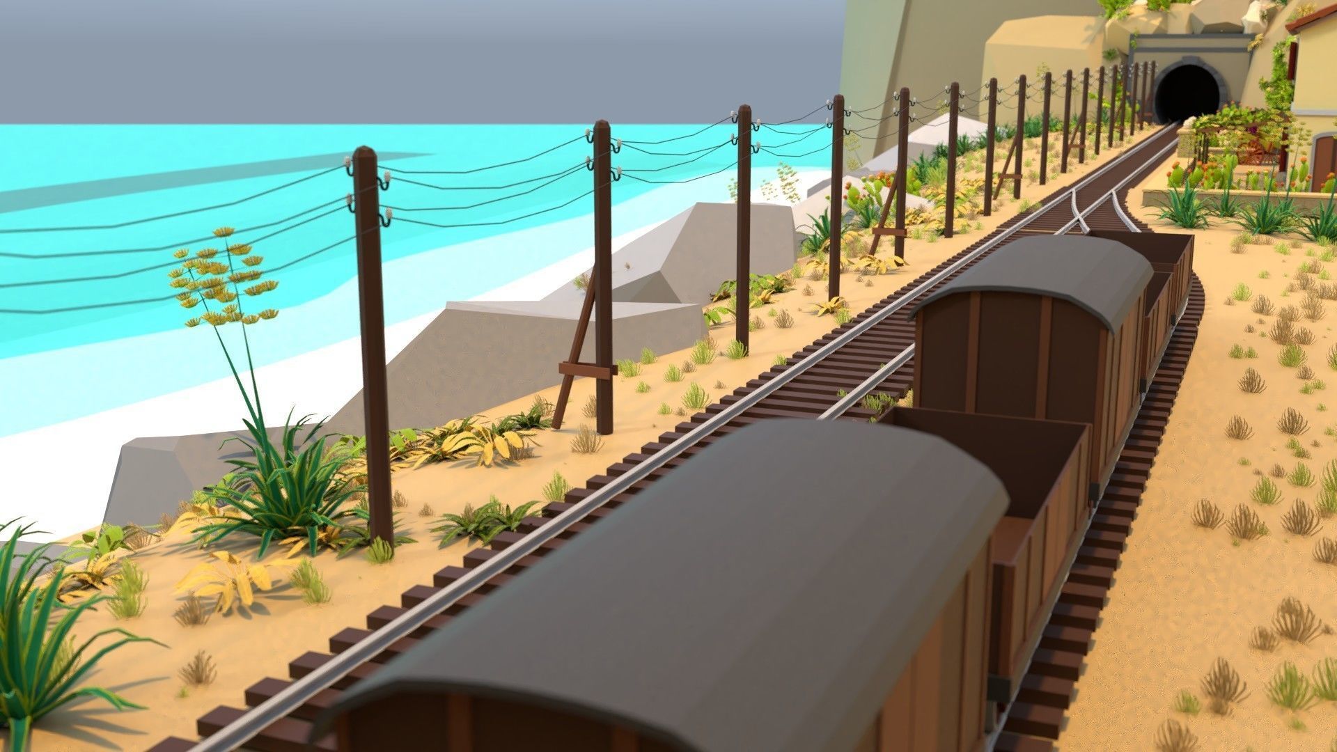 Mediterranean Assets 3D model_3