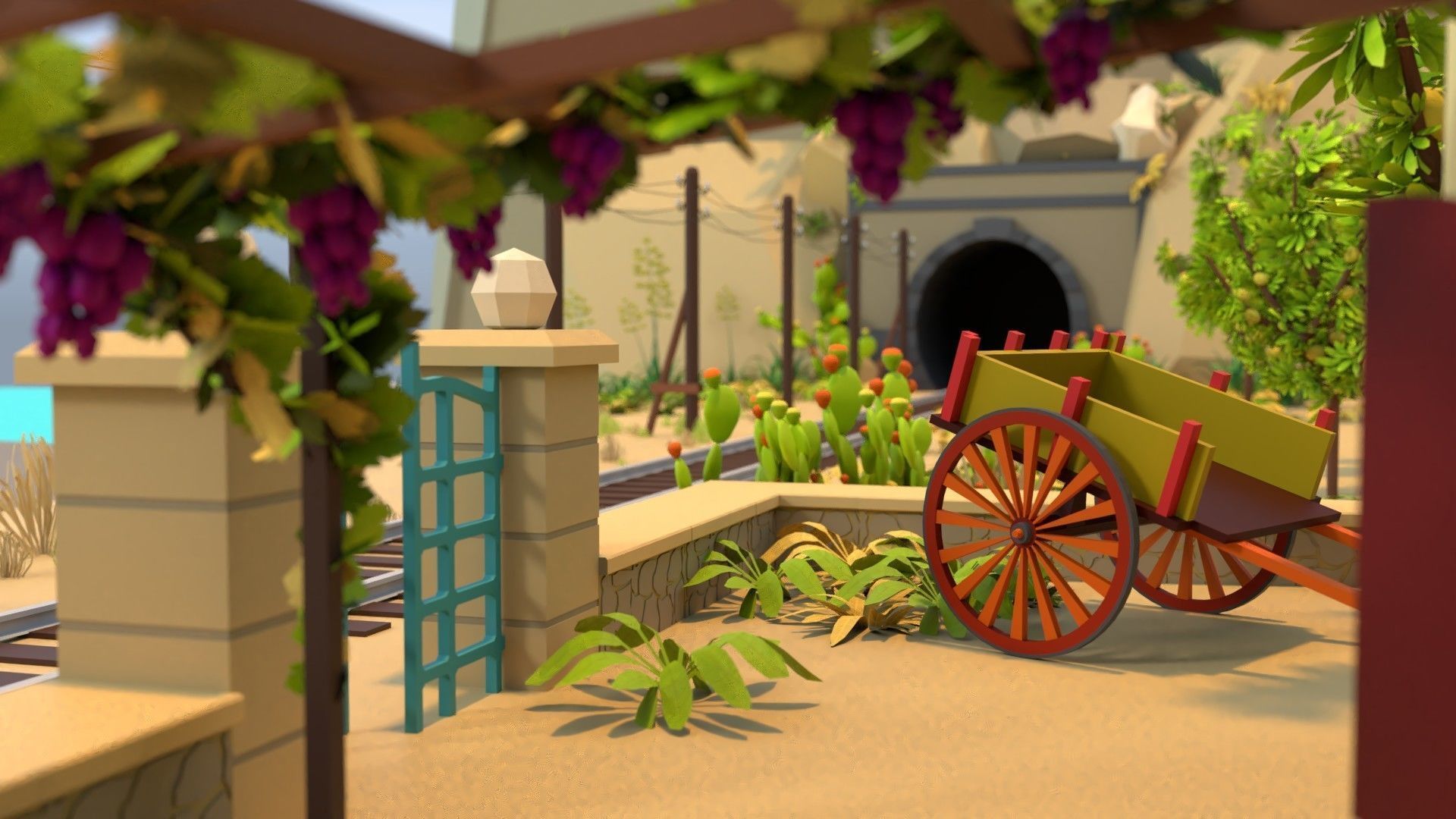 Mediterranean Assets 3D model_5