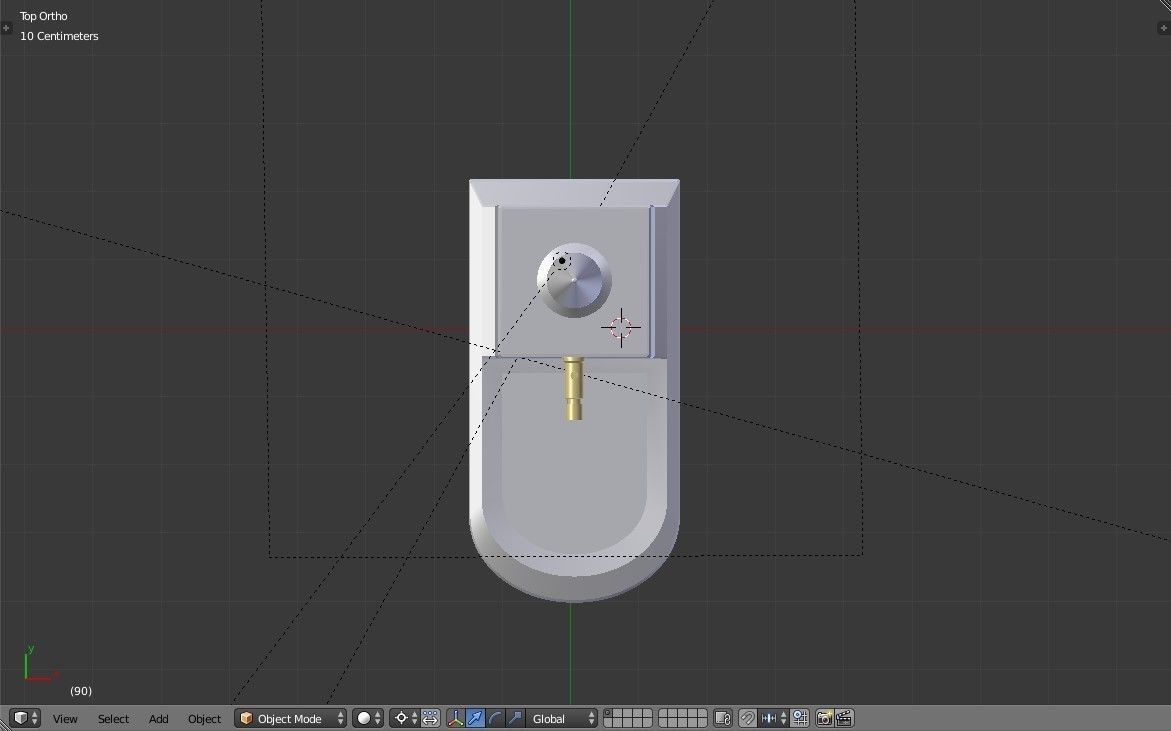 Old Fountain Low-poly 3D model_20