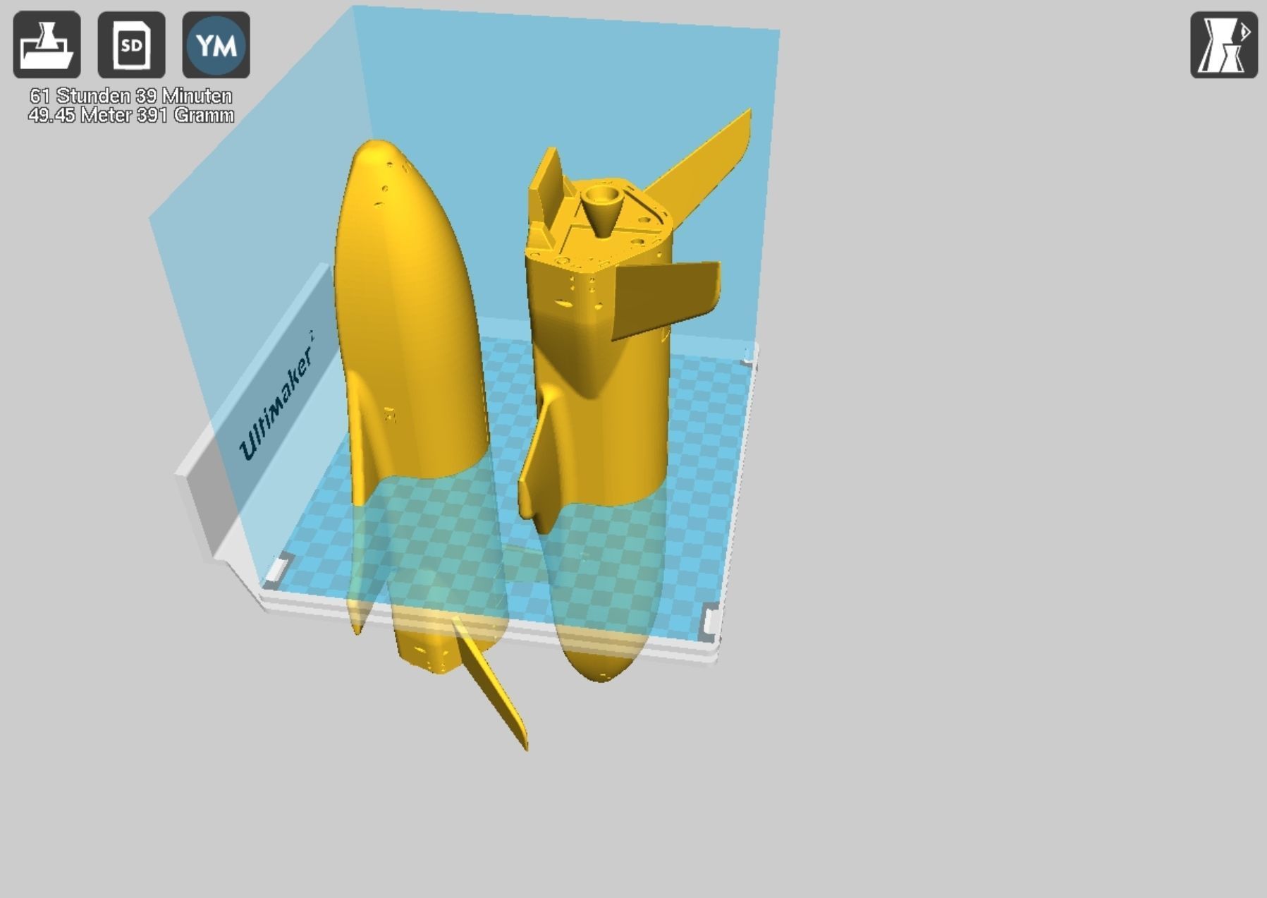 Boeing X-37B OTV Experimental Spaceplane Miniature 3D print model_44