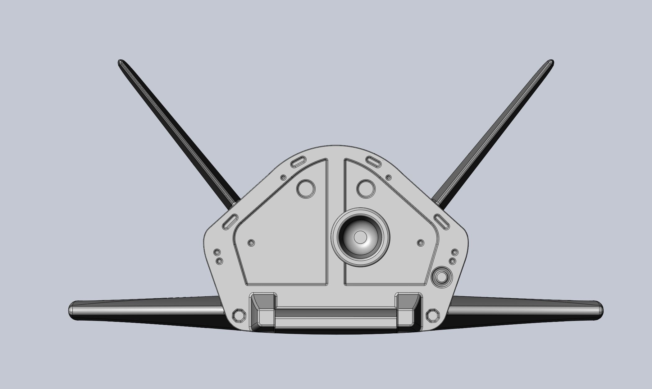 Boeing X-37B OTV Experimental Spaceplane Miniature 3D print model_34