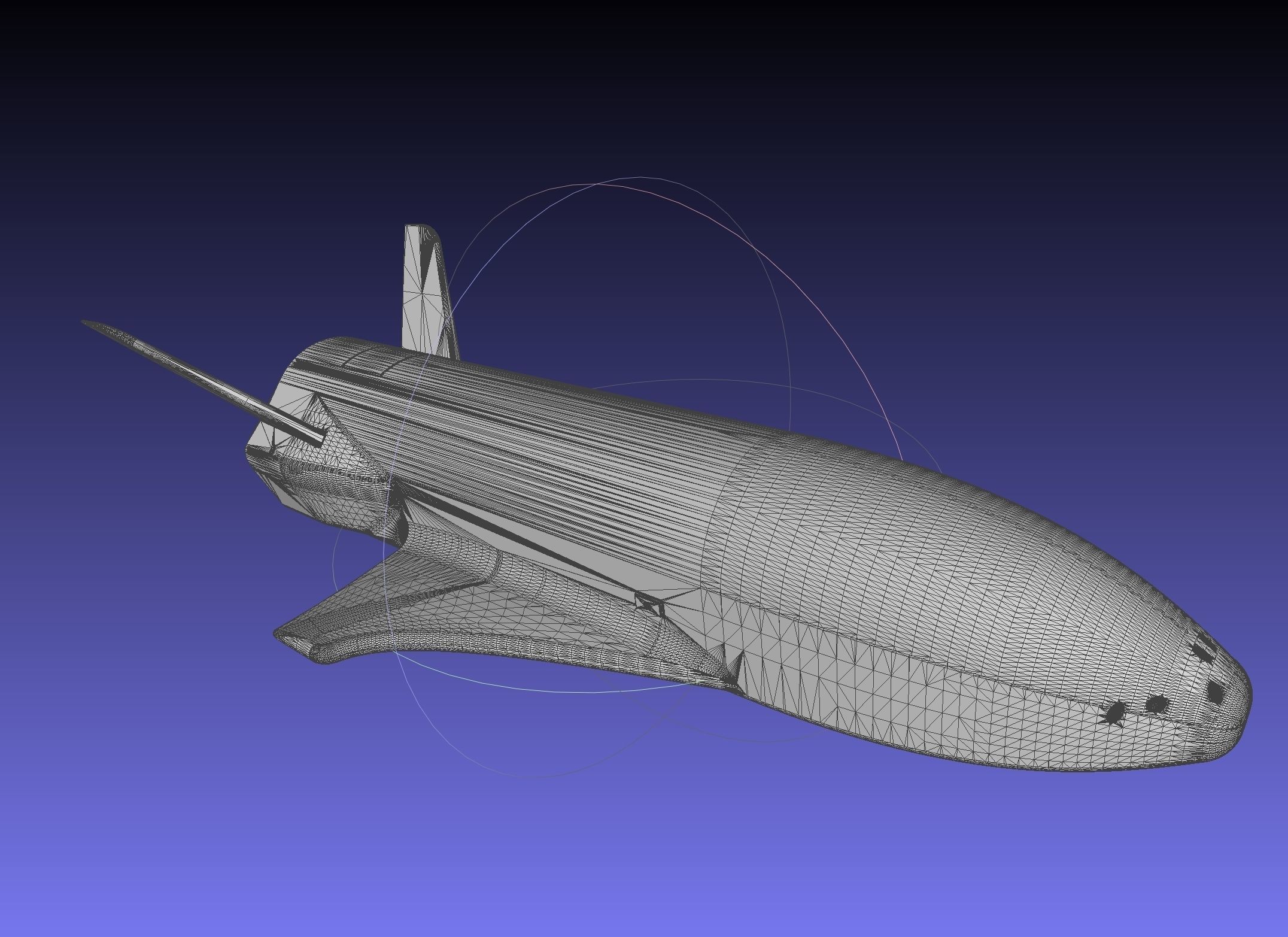 Boeing X-37B OTV Experimental Spaceplane Miniature 3D print model_22