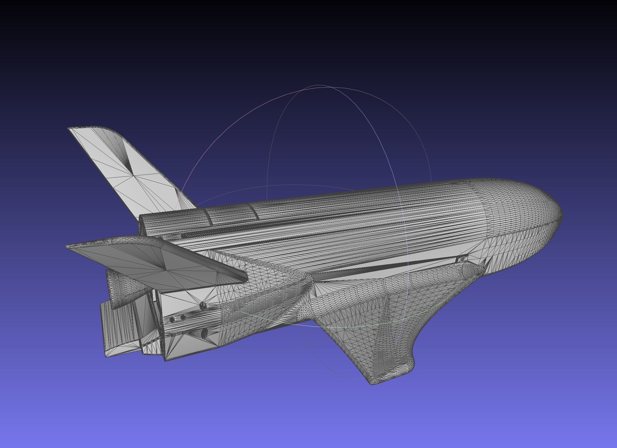 Boeing X-37B OTV Experimental Spaceplane Miniature 3D print model_1