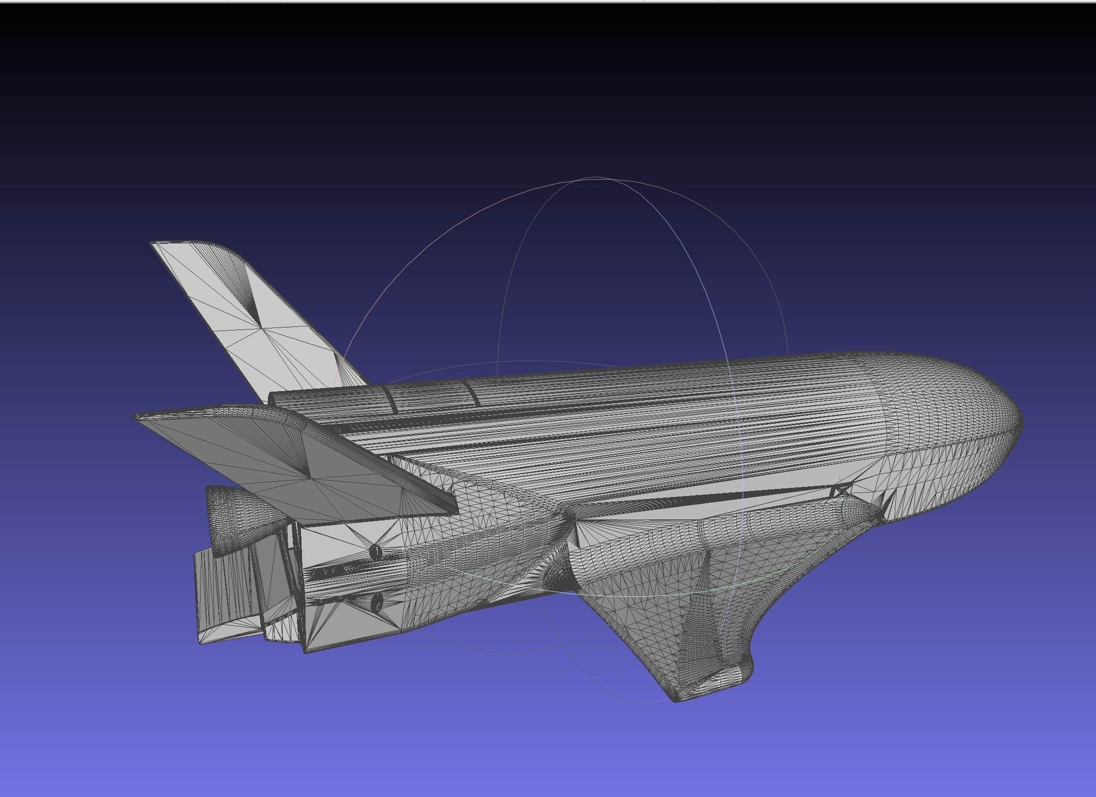 Boeing X-37B OTV Experimental Spaceplane Miniature 3D print model_26