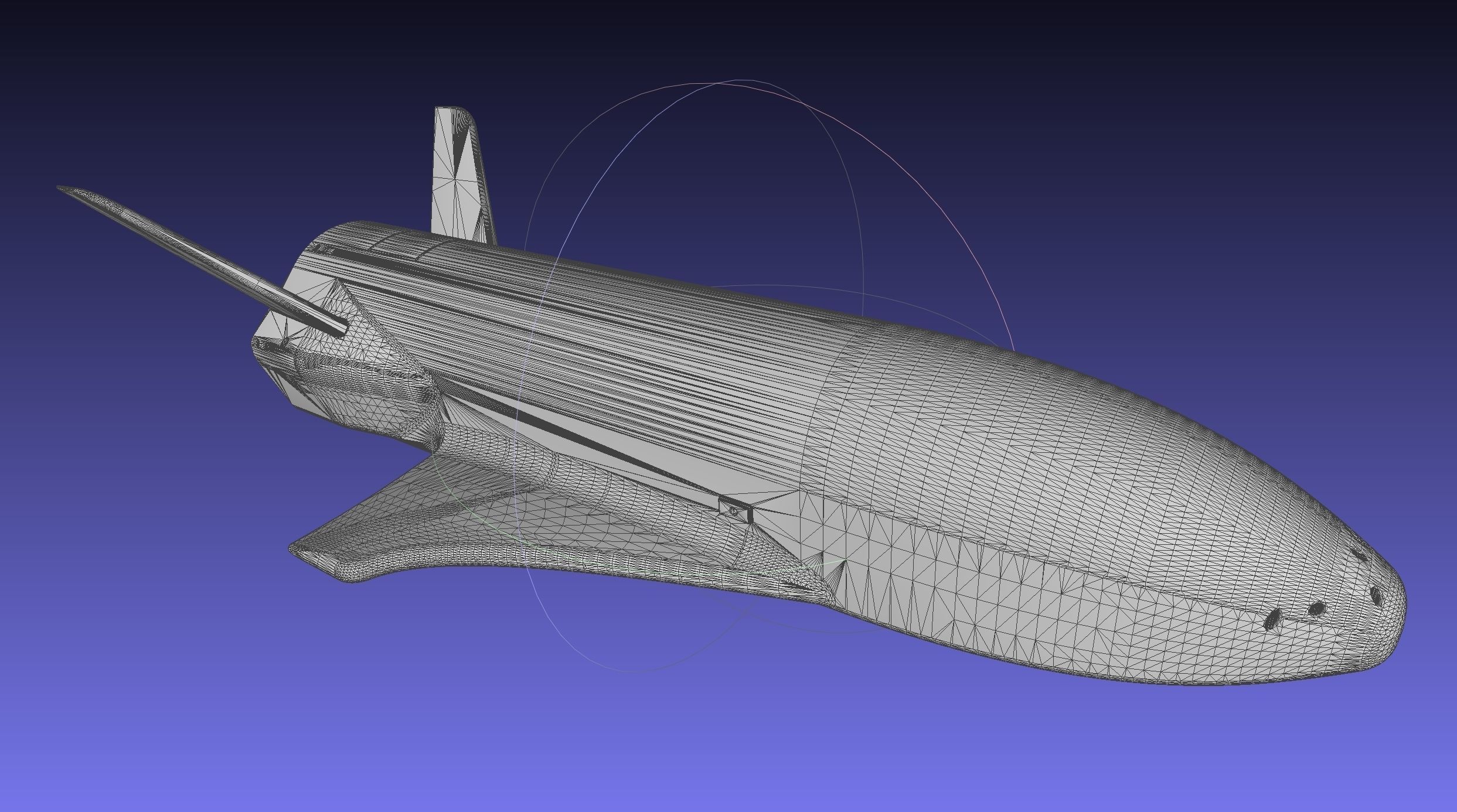 Boeing X-37B OTV Experimental Spaceplane Miniature 3D print model_28