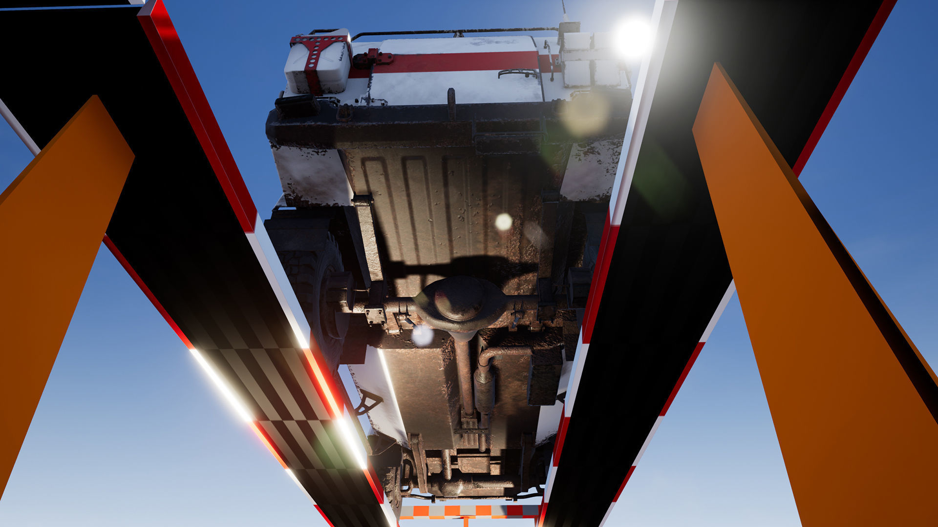 Armored Military Vehicle Low-poly 3D model_10