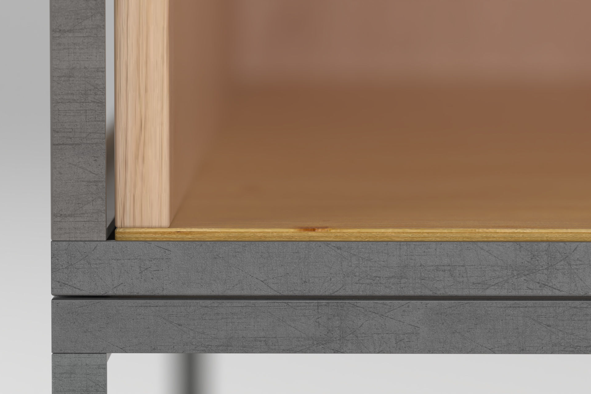 Iron shelf 3D model_5