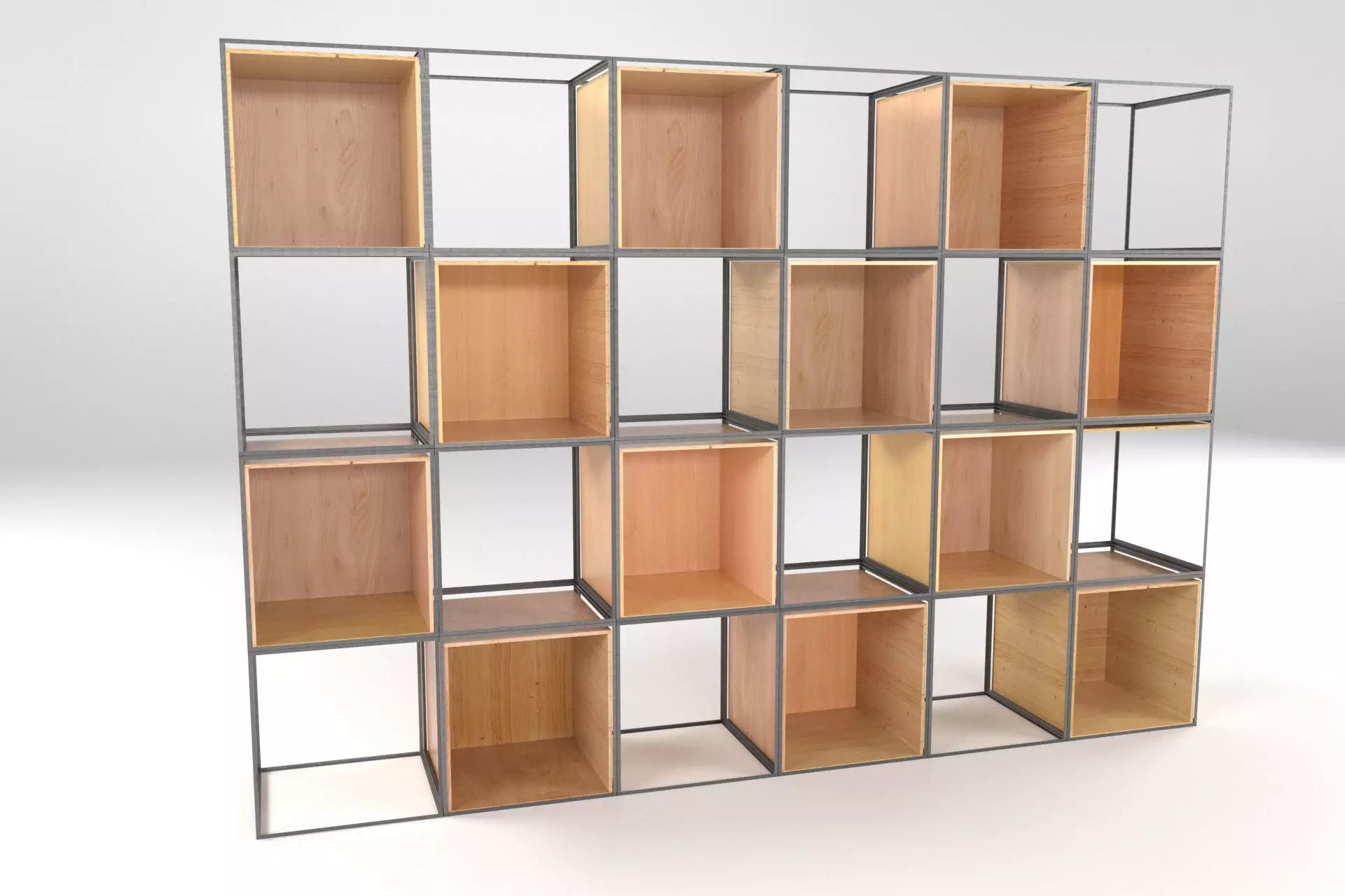 Iron shelf 3D model_0