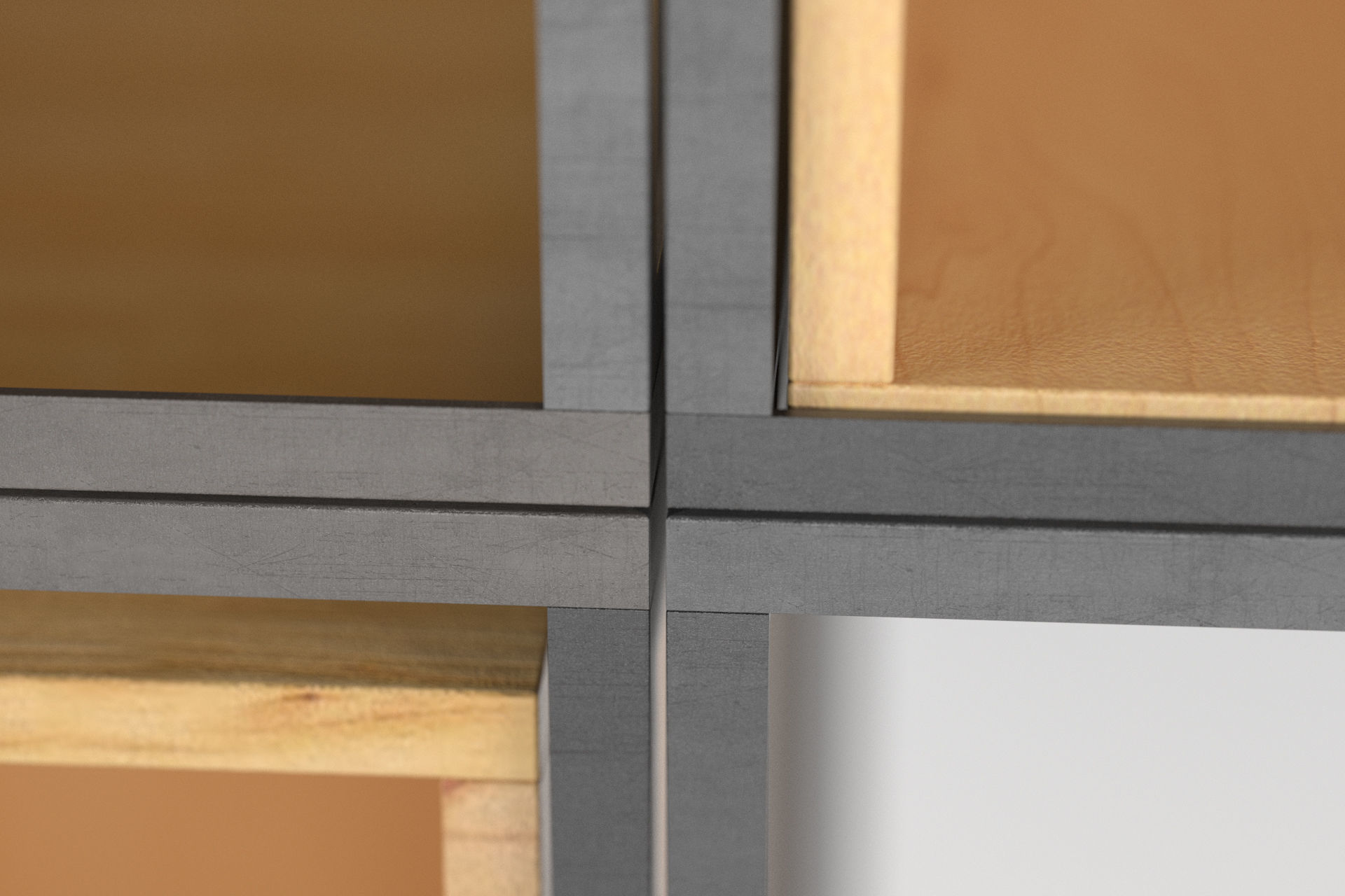 Iron shelf 3D model_1