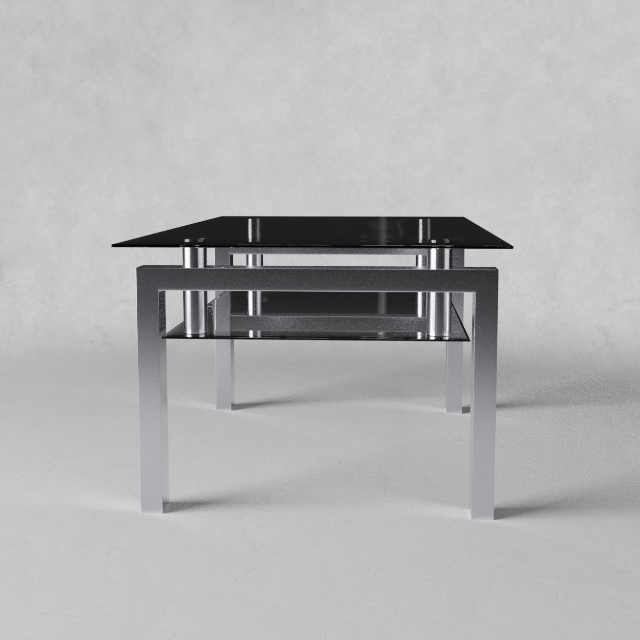 Sofatable glass 3D model_2