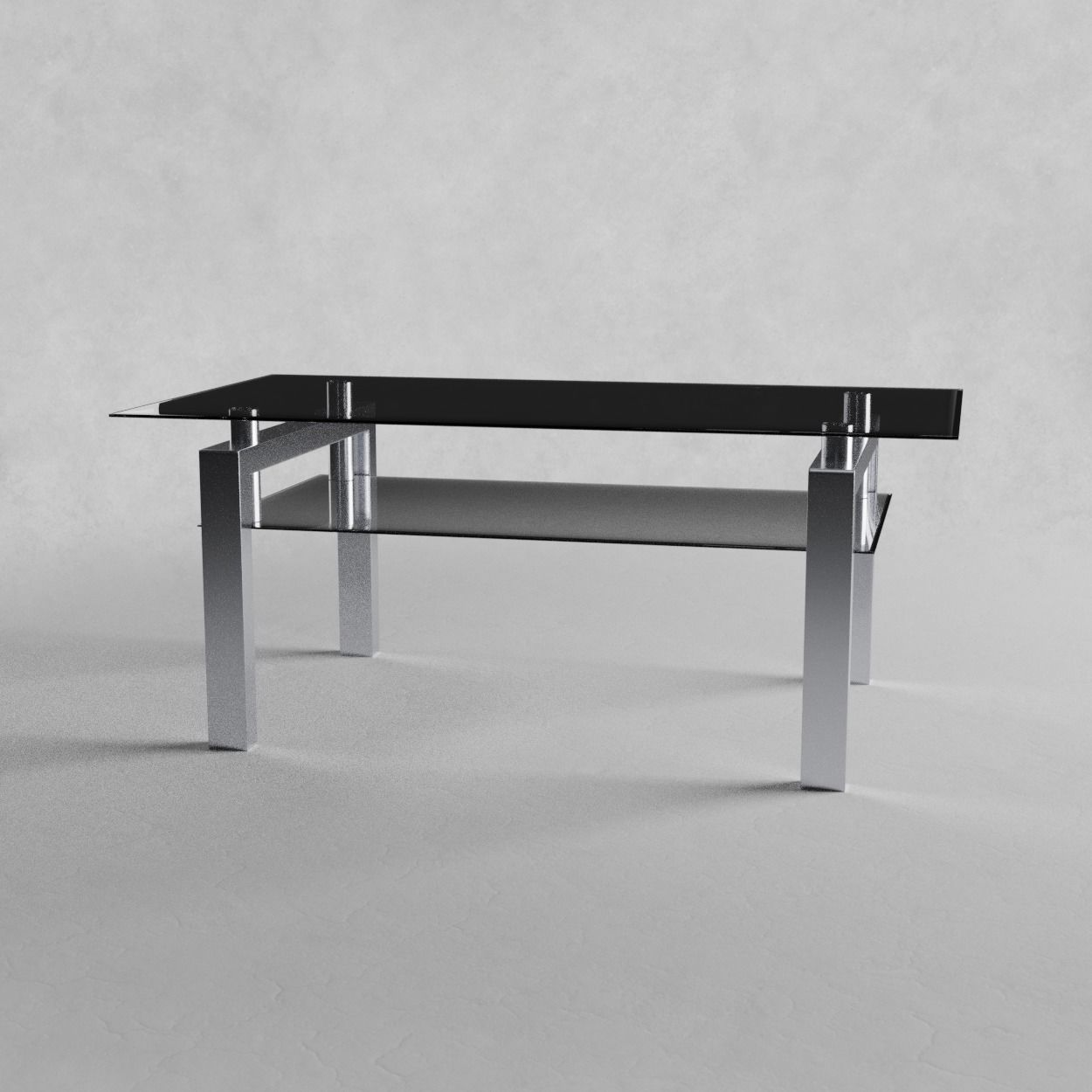 Sofatable glass 3D model_4