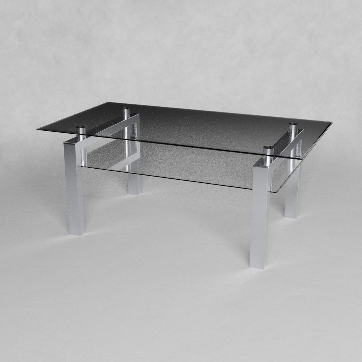 Sofatable glass 3D model_5