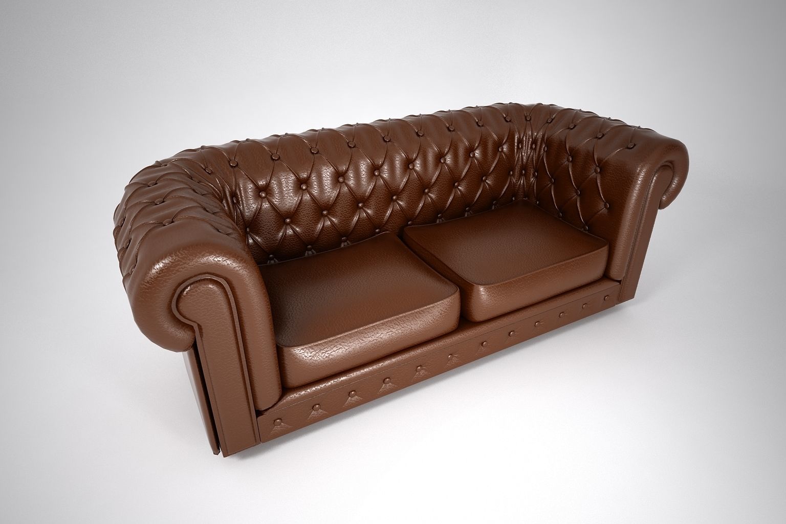 06 LEATHER SOFA DOUBLE 3D model_3