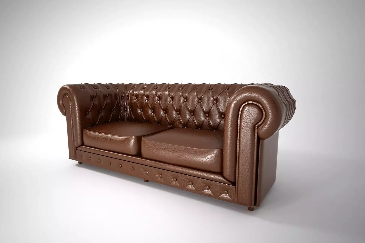 06 LEATHER SOFA DOUBLE 3D model_0