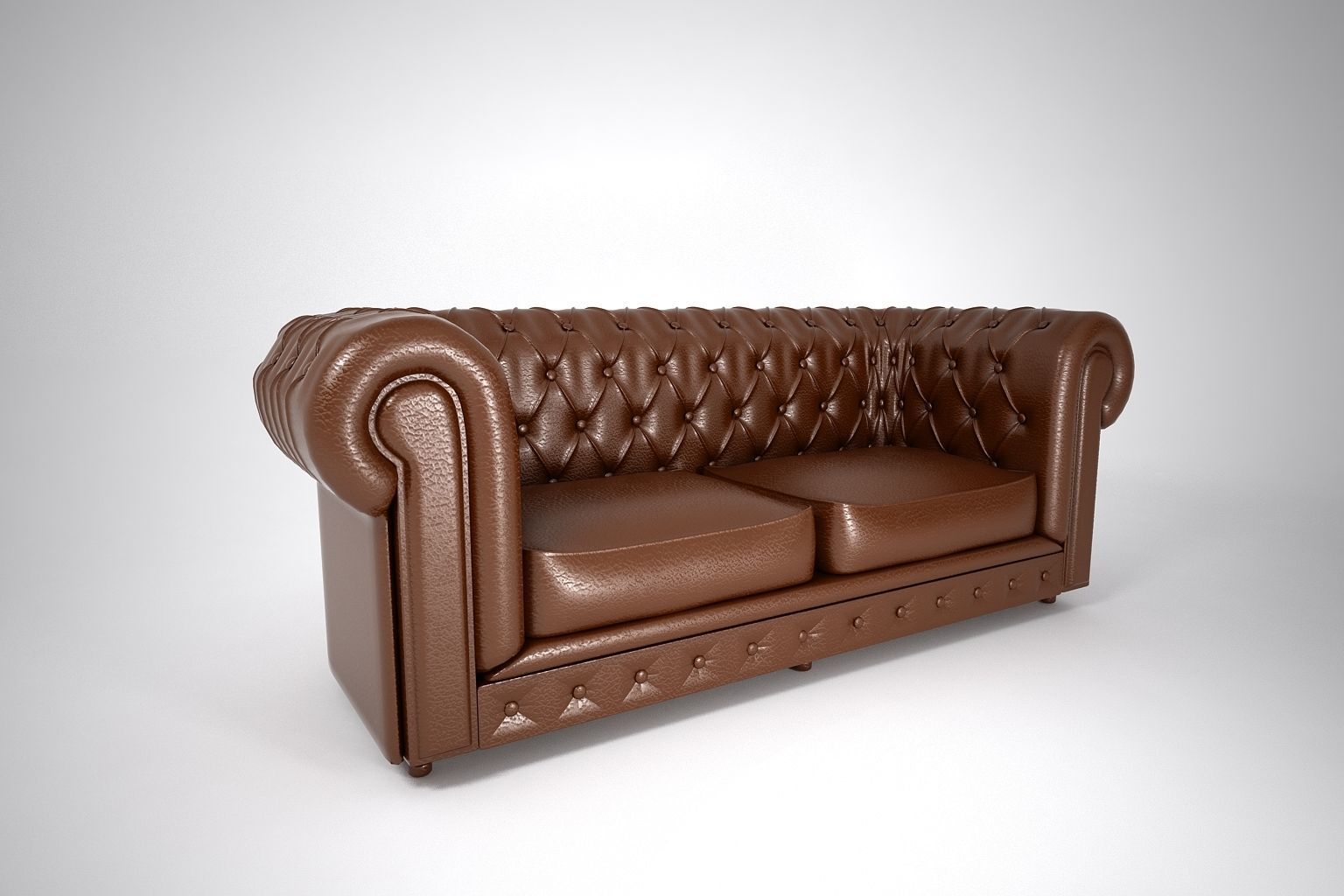 06 LEATHER SOFA DOUBLE 3D model_2