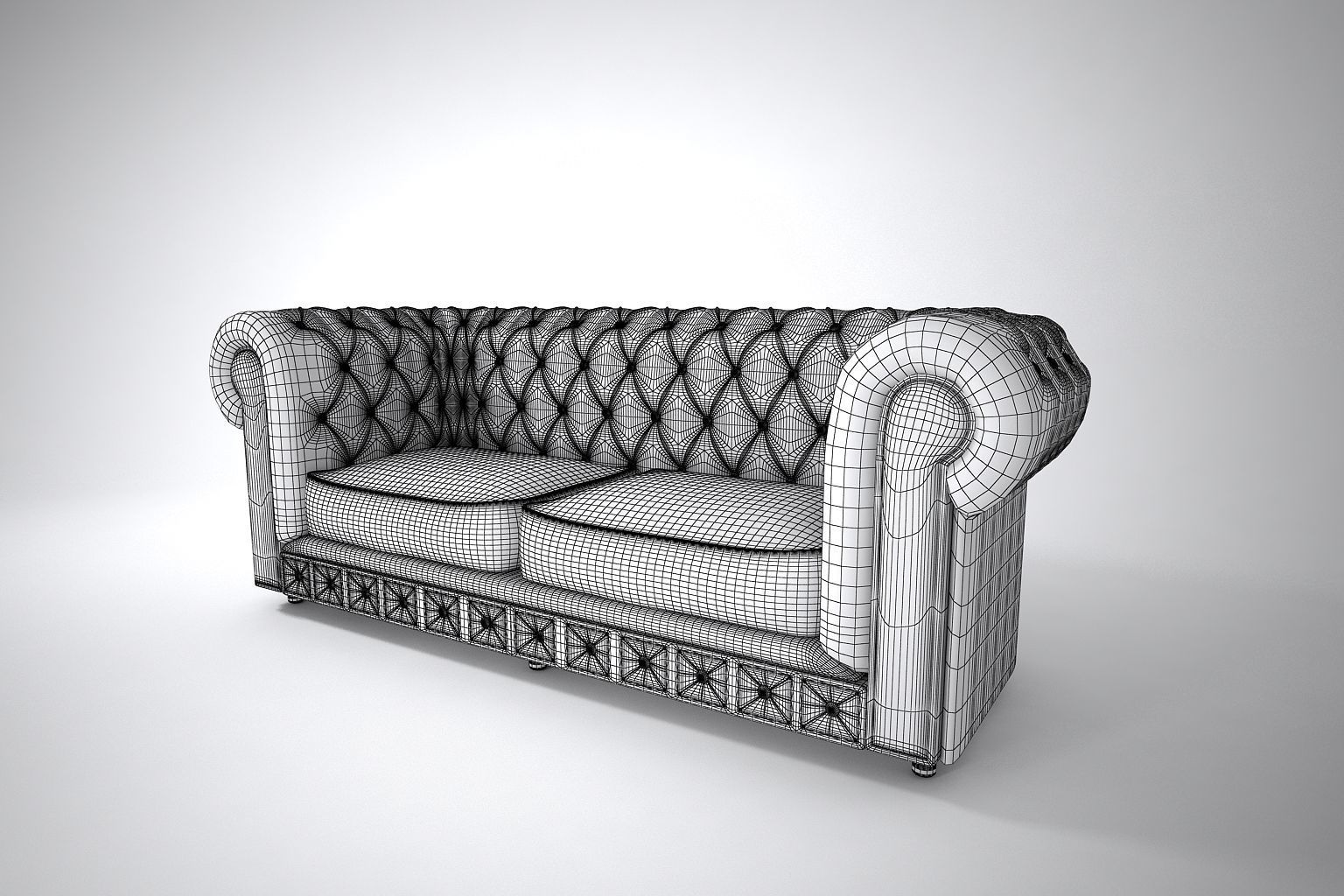 06 LEATHER SOFA DOUBLE 3D model_6