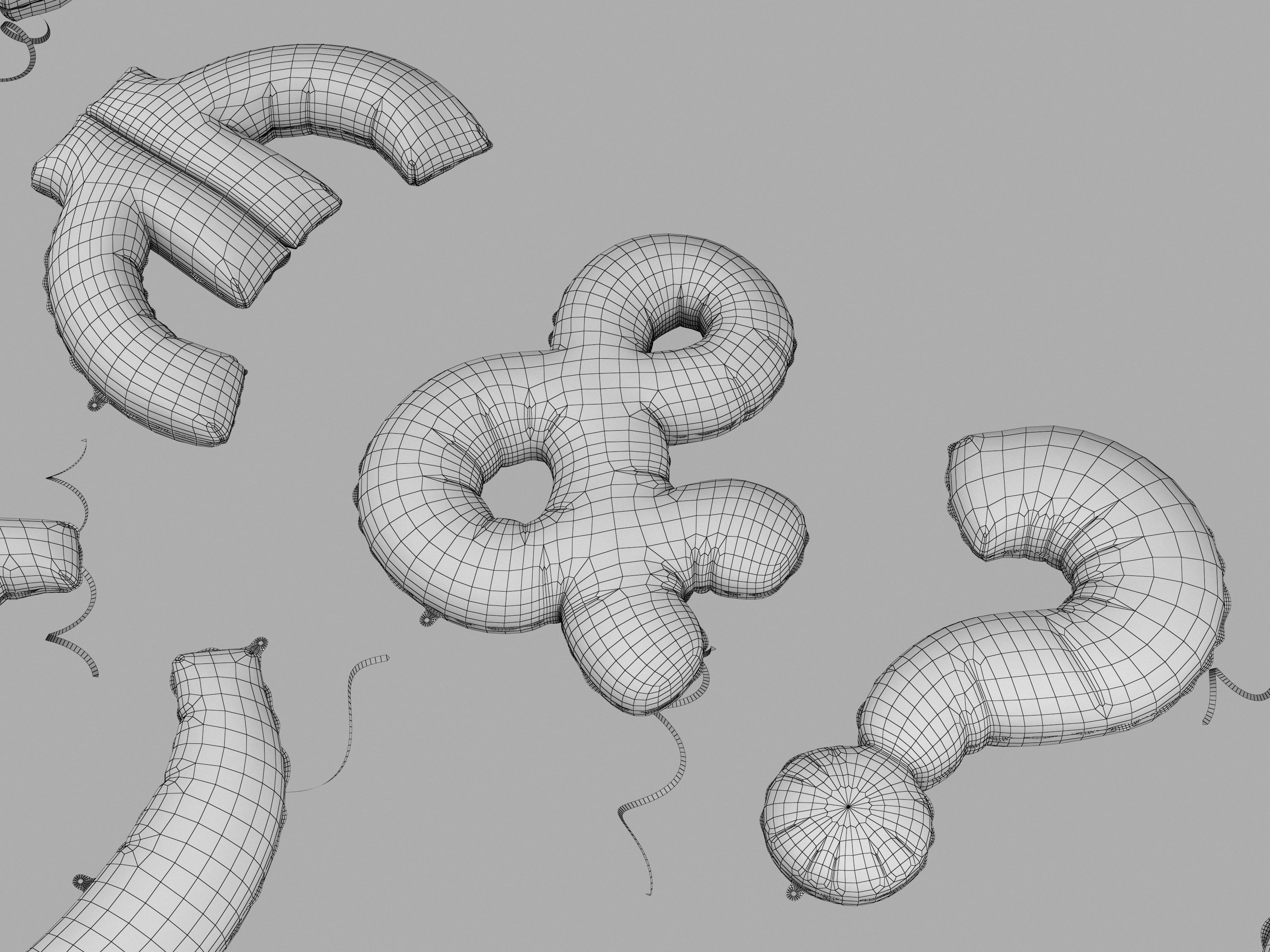 balloons figures-characters 3D model_3