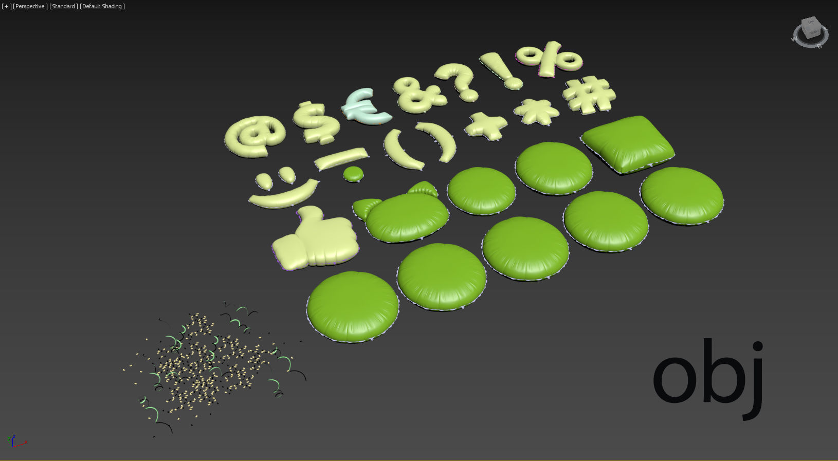 balloons figures-characters 3D model_6