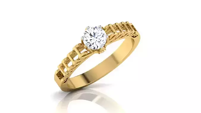 Modern Wedding Ring 