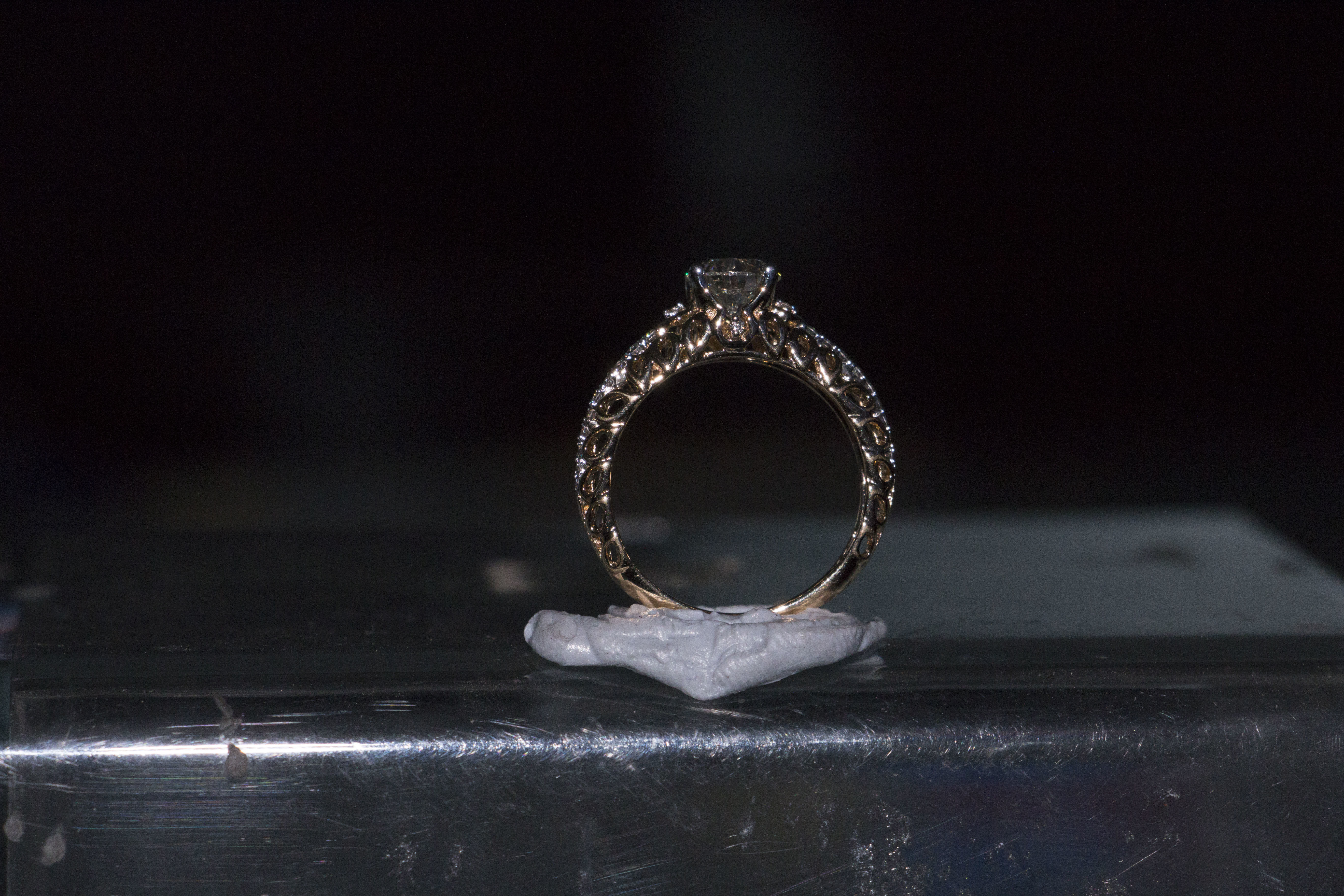 Pearl Shape Ring 3D print model_12