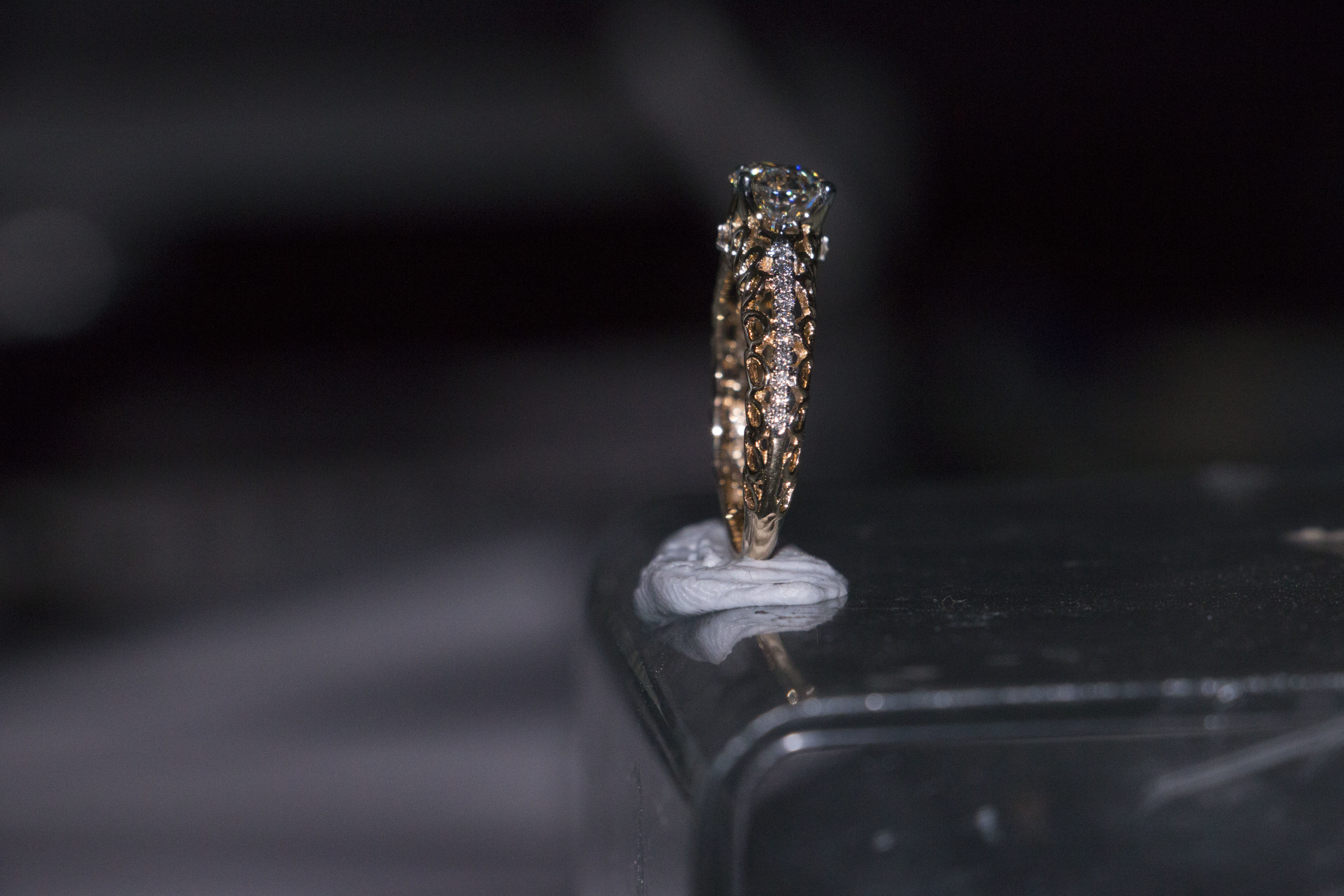 Pearl Shape Ring 3D print model_15