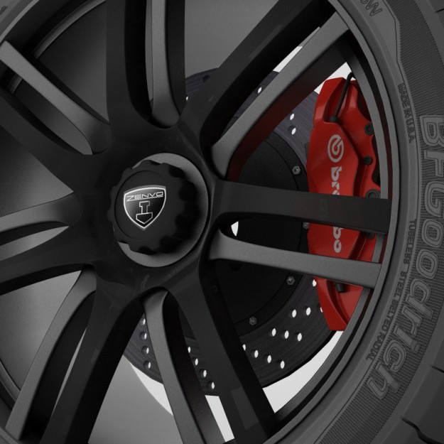 Wheel Zenvo ST1 3D model_6