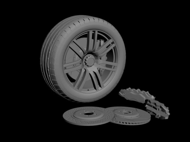 Wheel Zenvo ST1 3D model_5